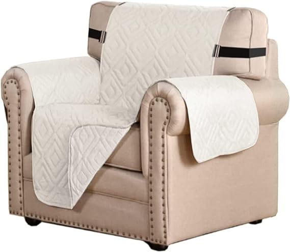 Quilted Sofa Cover Pet Protector Throw Waterproof Sofa Slip Covers 1/2/3 Settee Skanto