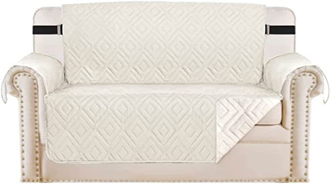 Quilted Sofa Cover Pet Protector Throw Waterproof Sofa Slip Covers 1/2/3 Settee Skanto