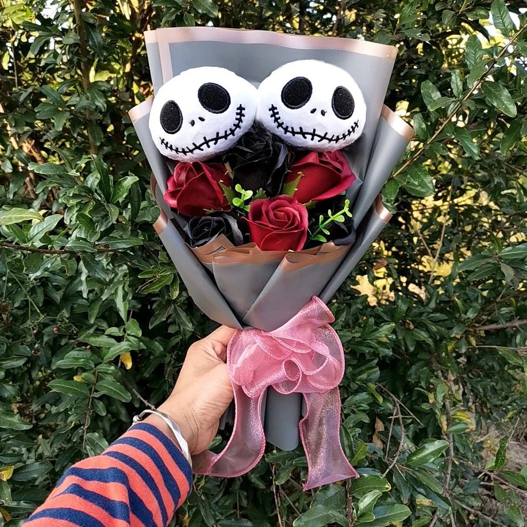 Skanto | Jack Skellington Bukett - Halloween Plush Dukke Mareritt Før Jul Bukett