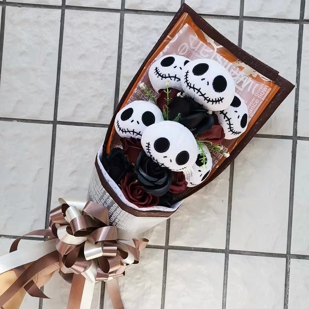 Skanto | Jack Skellington Bukett - Halloween Plush Dukke Mareritt Før Jul Bukett