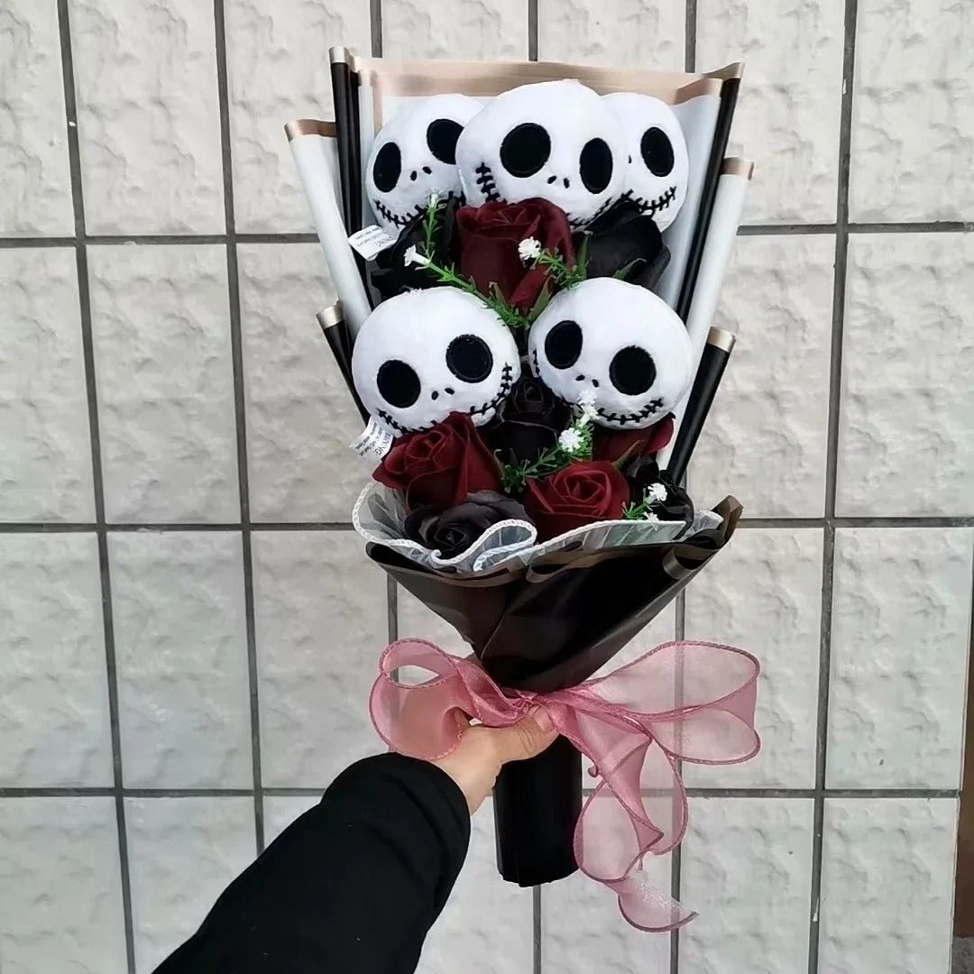 Skanto | Jack Skellington Bukett - Halloween Plush Dukke Mareritt Før Jul Bukett