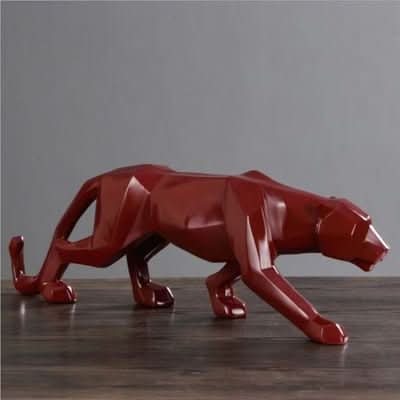 Moderne Jaguar-Figur fra Kunstharz für die Heimdekoration