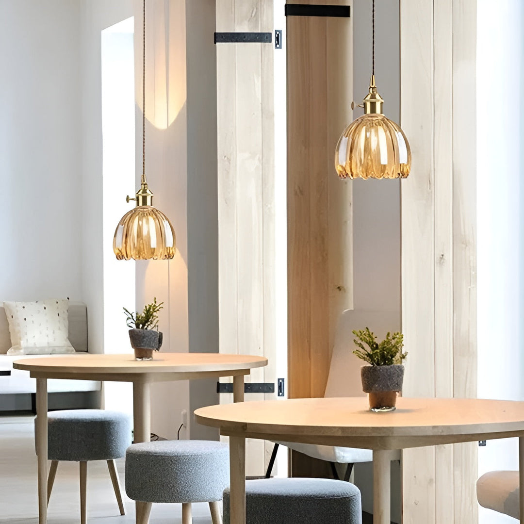 Pendellampe med Skantoomsterglass – Japansk design for koselige rom | Skanto