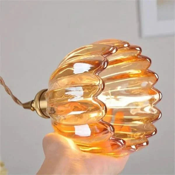 Skanto | Glass Flower Pendant Light – Japansk stil