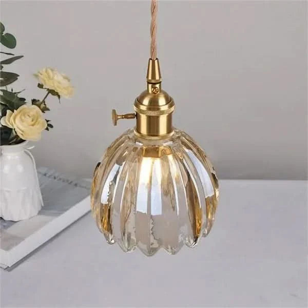 Skanto | Glass Flower Pendant Light – Japansk stil