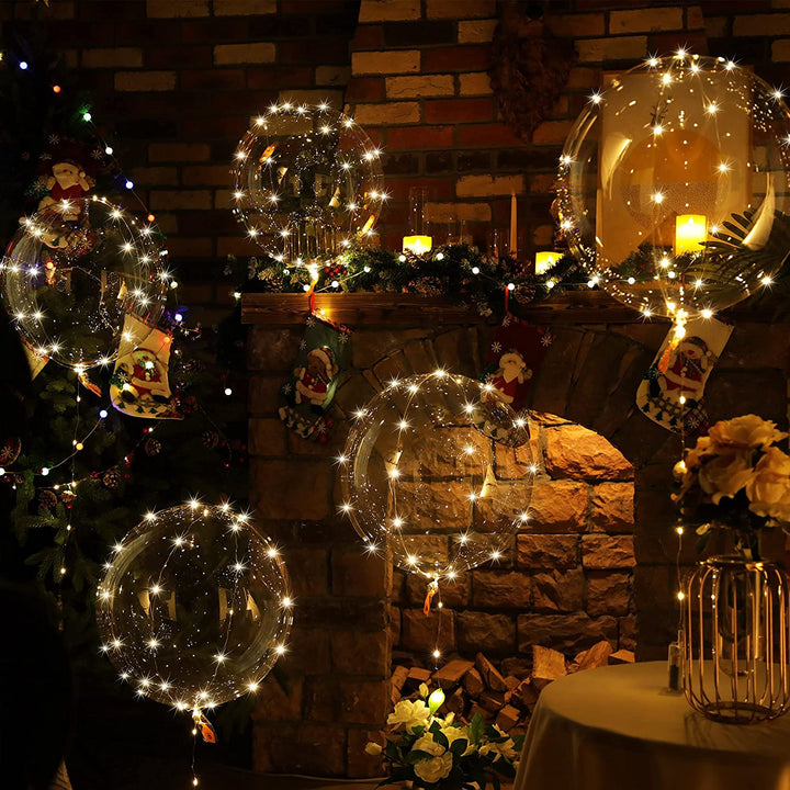 Skanto | LED Lys Festballonger | Ultra-holdbare, Tilpassbare & Perfekte for Bursdager og Bryllup