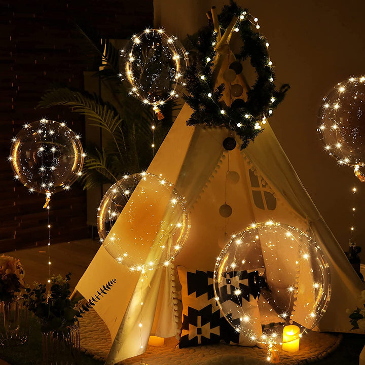 Skanto | LED Lys Festballonger | Ultra-holdbare, Tilpassbare & Perfekte for Bursdager og Bryllup