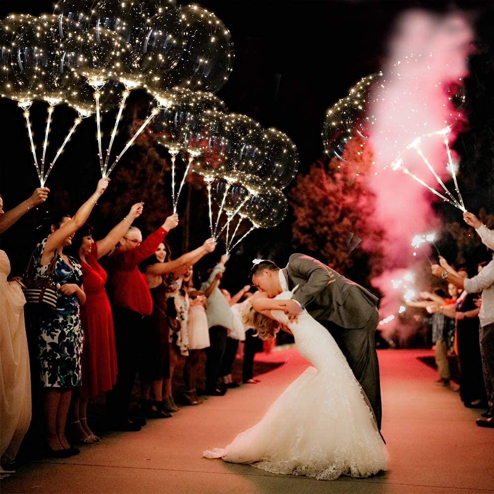 Skanto | LED Lys Festballonger | Ultra-holdbare, Tilpassbare & Perfekte for Bursdager og Bryllup