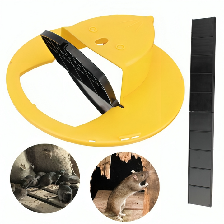 Skanto | Smart Flip Trap | Automatisk Fangst Rottefelle for Hjem