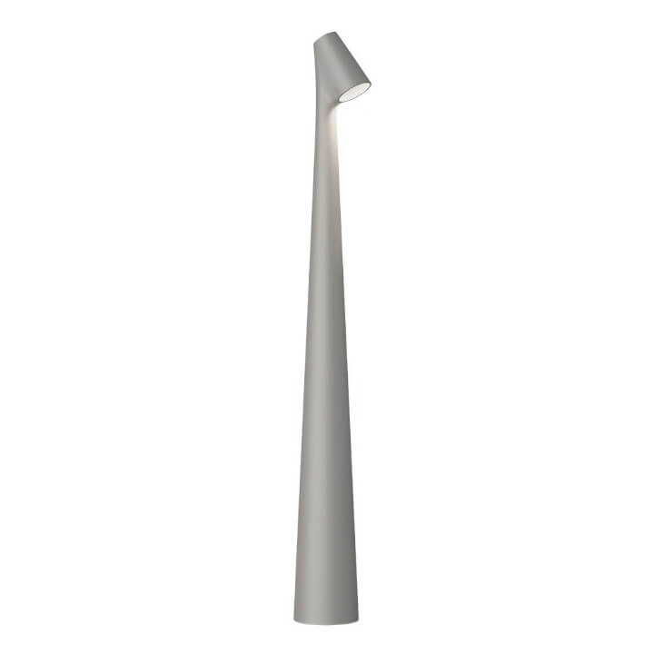 Skanto | Skulpturell Bordlampe Trådløs LED Lampe Solid Aluminiums 10000mAh Batteri 3-Nivå Dimming CRI 90 USB-C Ladekontakt Varm Hvit 2700K
