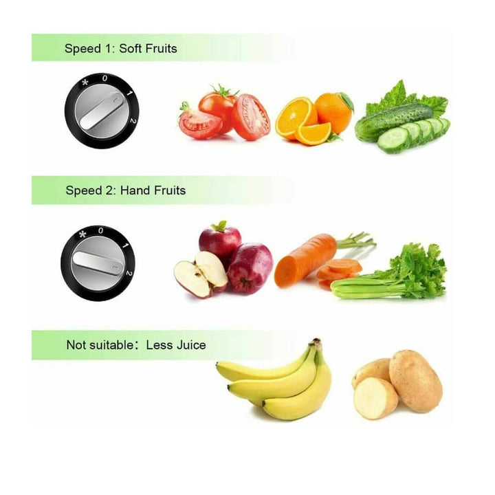 Juicer med kanne 800W (1,25 liter pulpcontainer) | Skanto