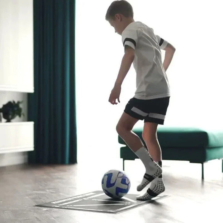 Junior Fotball Ferdigheter Trener Matte - Forbedre Fotball Ferdigheter Hjemme
