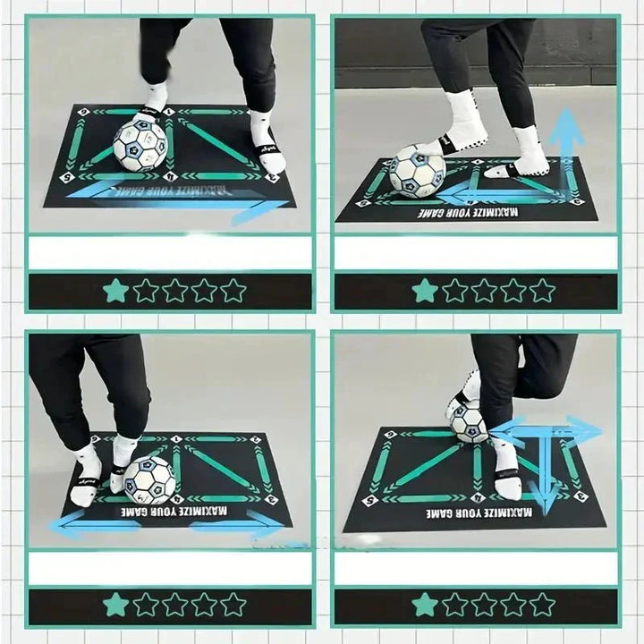 Junior Fotball Ferdigheter Trener Matte - Forbedre Fotball Ferdigheter Hjemme