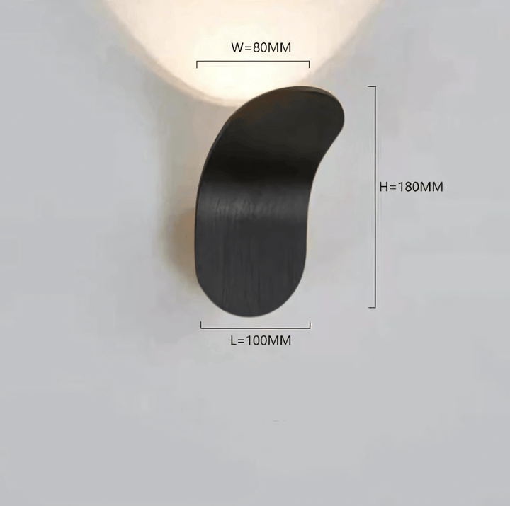 Skanto | Moderne Buet Vegglampe med LED Lys