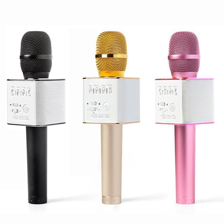 Karaoke Mikrofonn Bluetooth med Høyttaler | Skanto