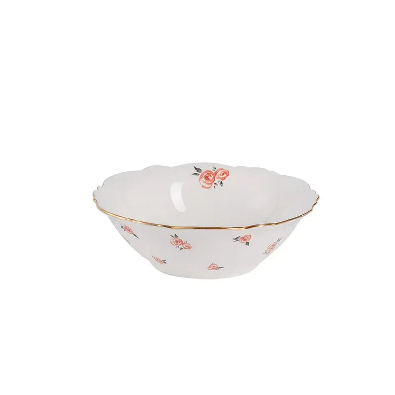 Kawaii Scoop Tallerken Keramisk Bol Salat Skje Steak Tallerken Servise | Skanto