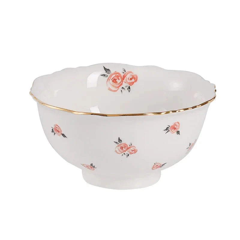 Kawaii Scoop Tallerken Keramisk Bol Salat Skje Steak Tallerken Servise | Skanto