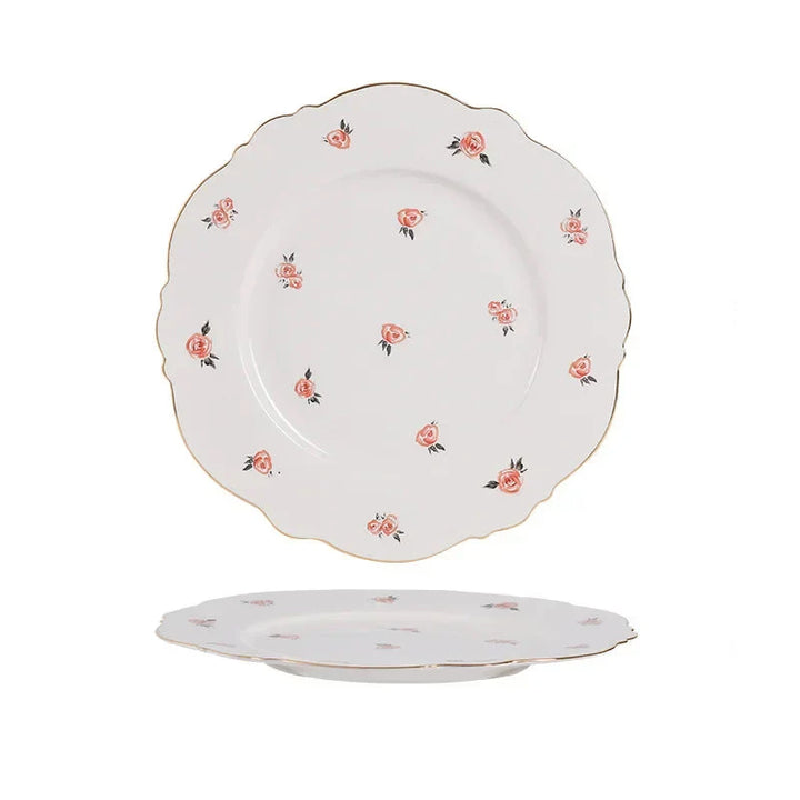 Kawaii Scoop Tallerken Keramisk Bol Salat Skje Steak Tallerken Servise | Skanto