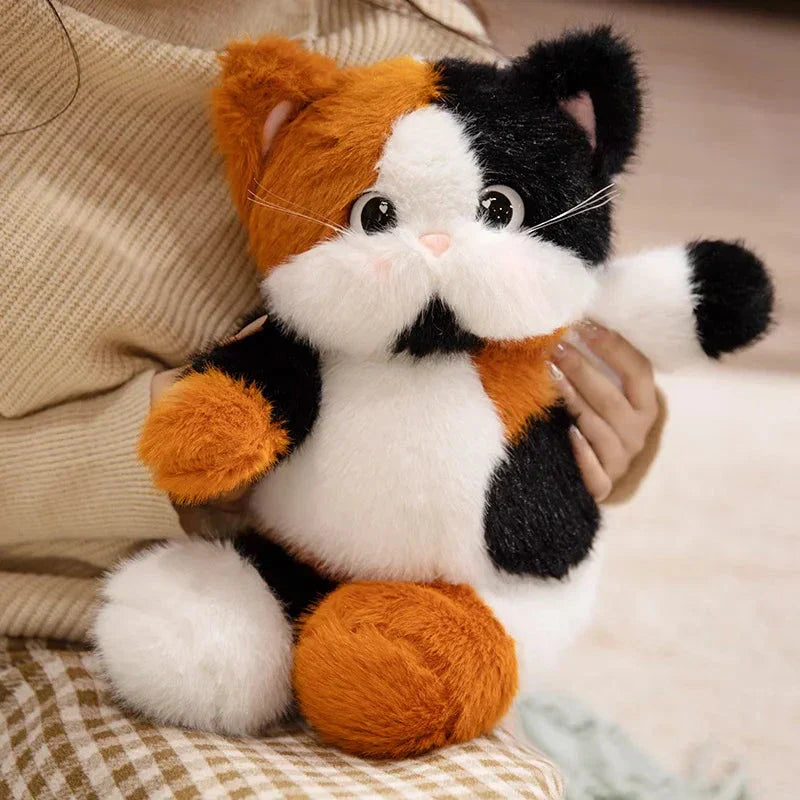 Skanto | Storøydet Calico Siamesisk Katt Plush Venner