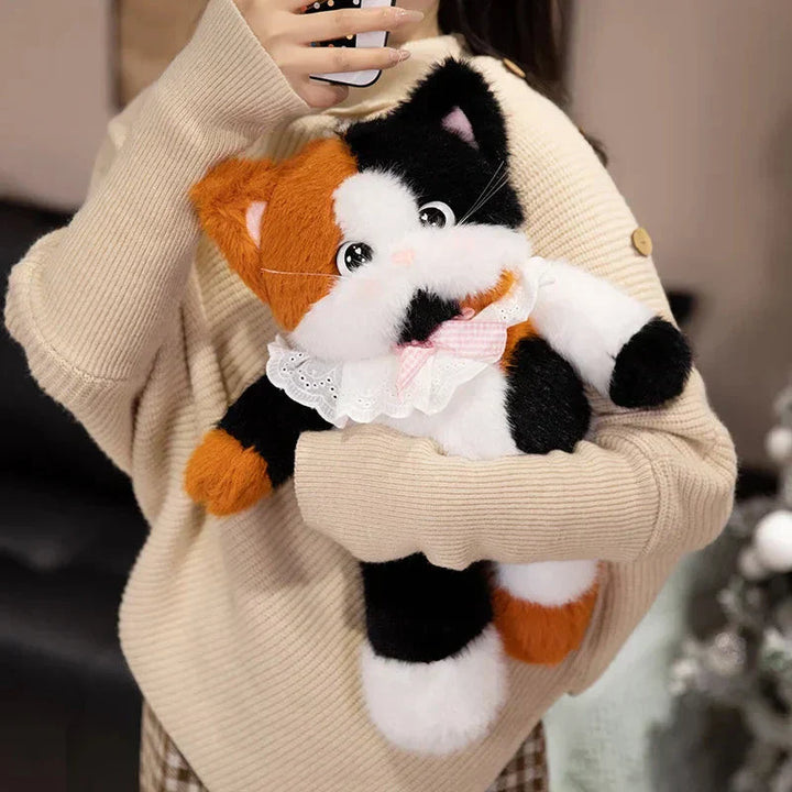 Skanto | Storøydet Calico Siamesisk Katt Plush Venner