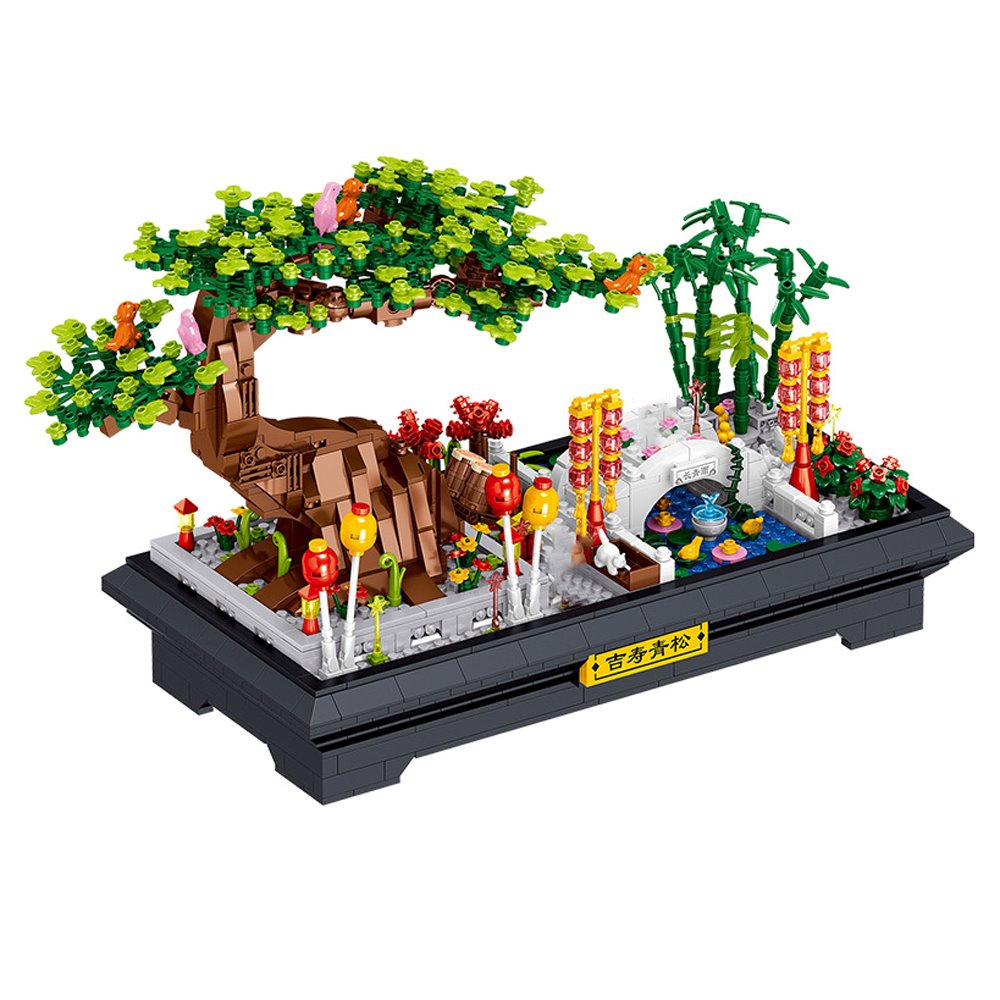 Skanto | Bonsai Bamboo Tree Lake Scene Nano Byggesett
