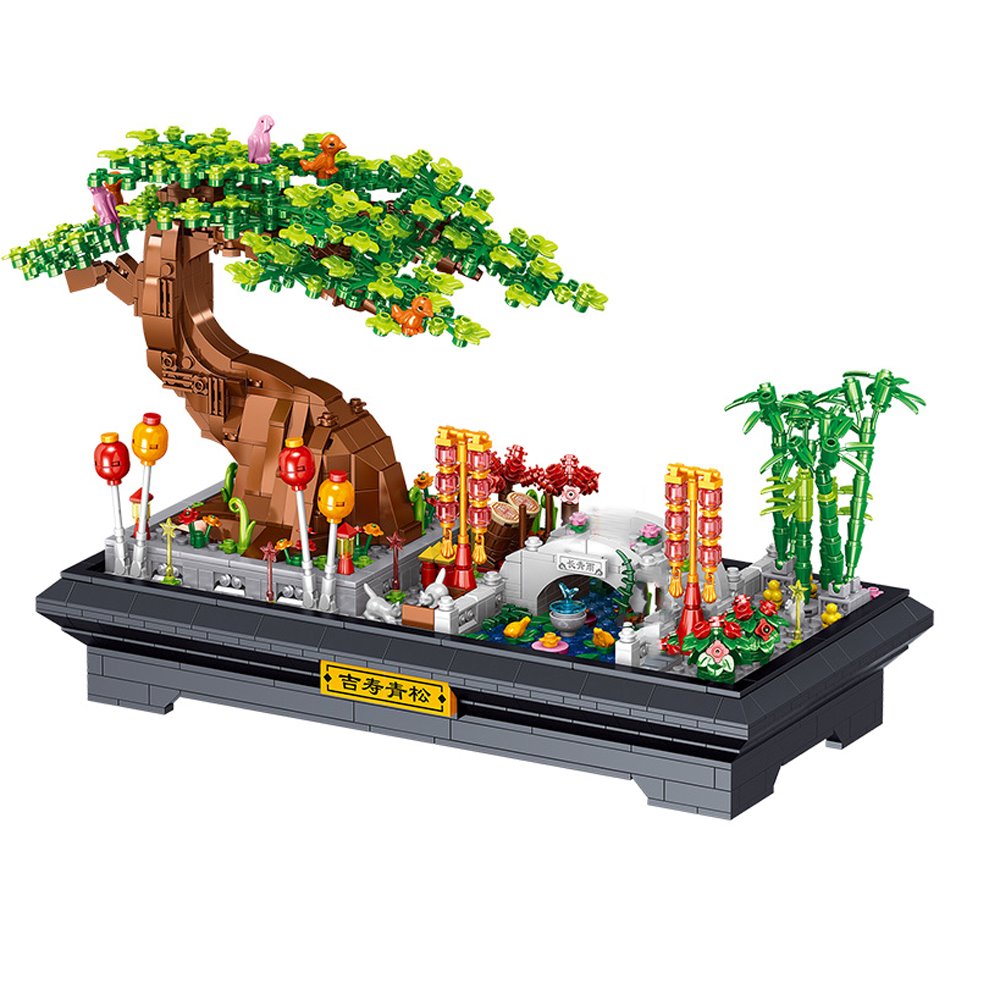 Skanto | Bonsai Bamboo Tree Lake Scene Nano Byggesett