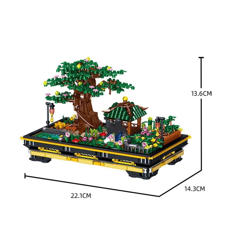 Skanto | Bonsai Sakura Shrine Scenic Building Nano Sets Collection