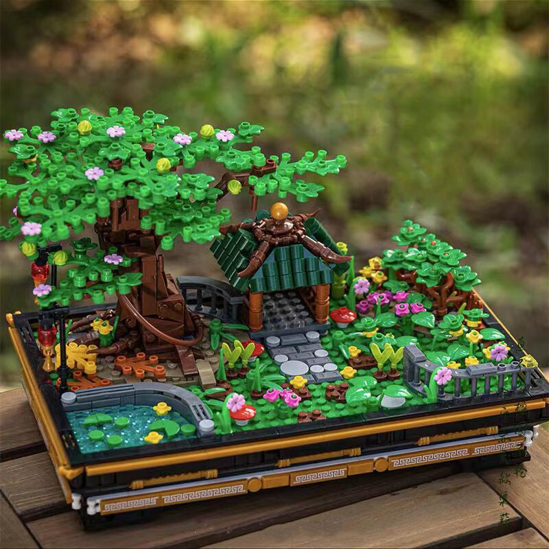 Skanto | Bonsai Sakura Shrine Scenic Building Nano Sets Collection