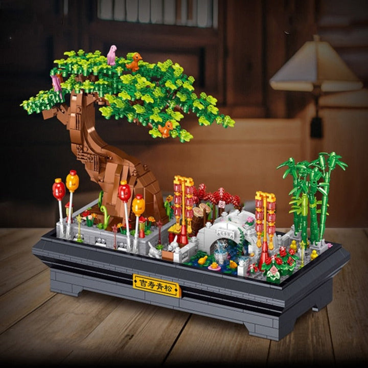 Skanto | Bonsai Sakura Shrine Scenic Building Nano Sets Collection
