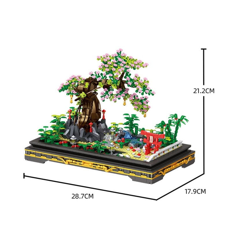 Skanto | Bonsai Sakura Shrine Scenic Building Nano Sets Collection