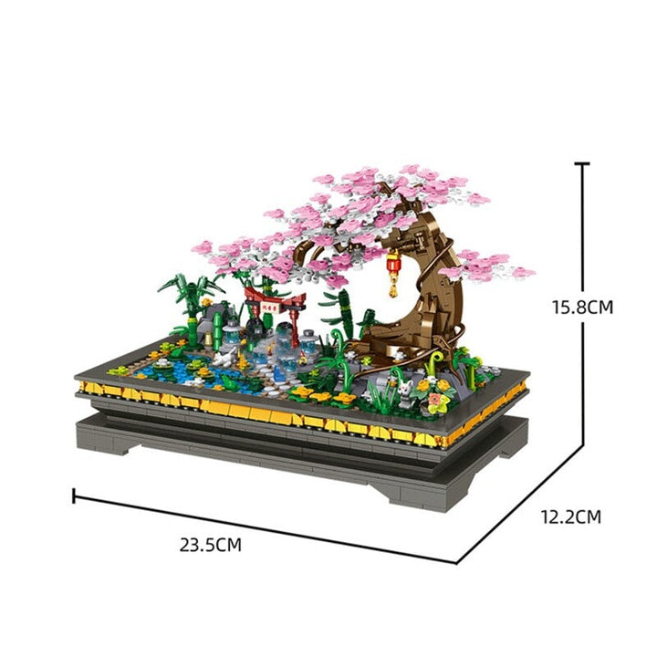 Skanto | Bonsai Sakura Shrine Scenic Building Nano Sets Collection