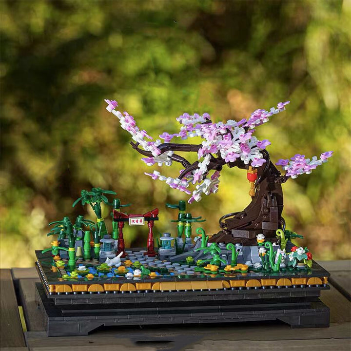 Skanto | Bonsai Sakura Shrine Scenic Building Nano Sets Collection