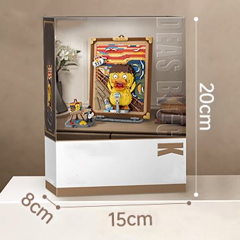 Skanto | Karikatur Kjente Malerier Mikro Byggesteiner