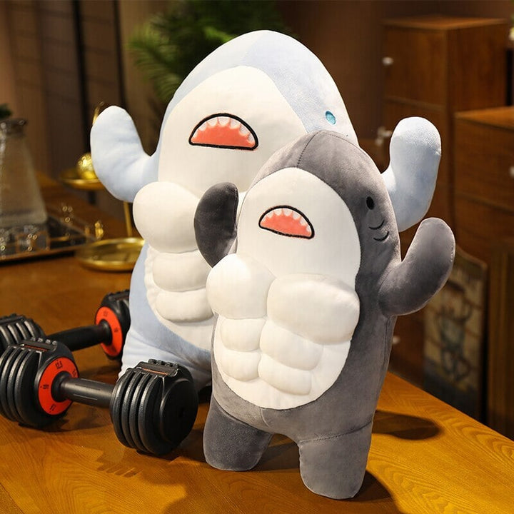 Skanto | Søte Muskel Hai Plushies | NY