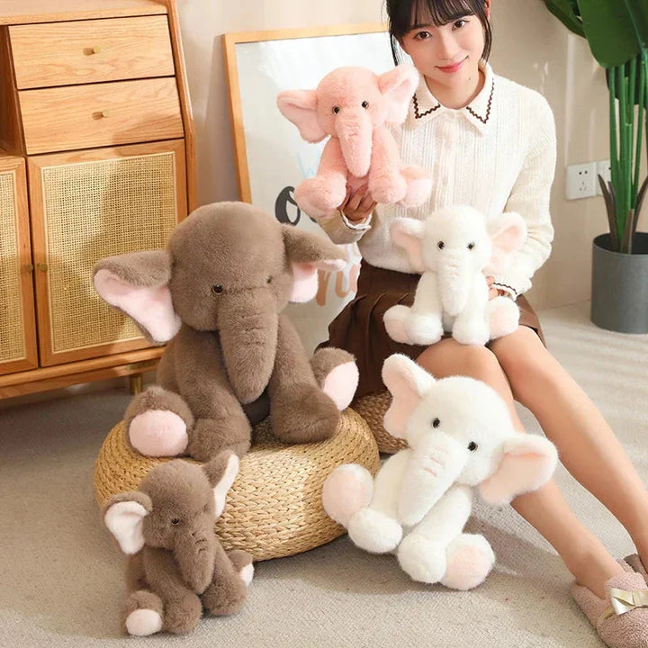 Skanto | Fluffy Uutsøkte Elefant Plysjdyr