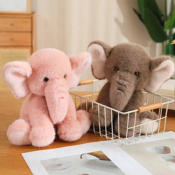 Skanto | Fluffy Uutsøkte Elefant Plysjdyr