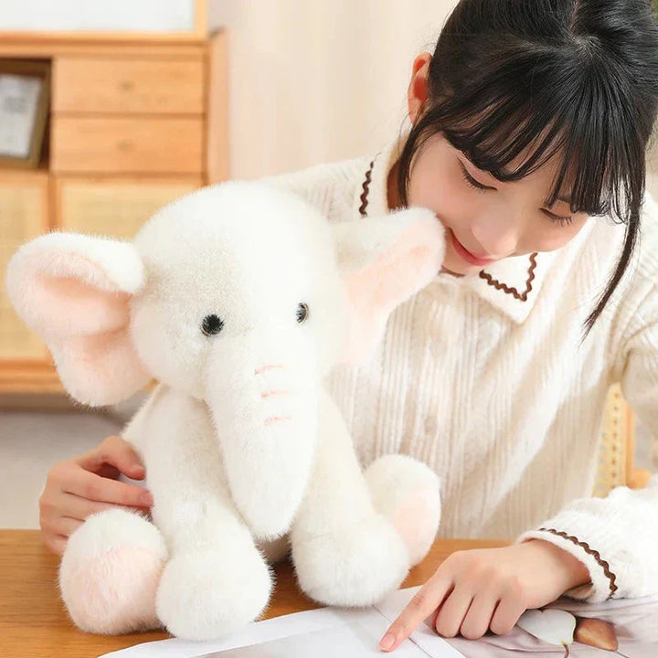 Skanto | Fluffy Uutsøkte Elefant Plysjdyr