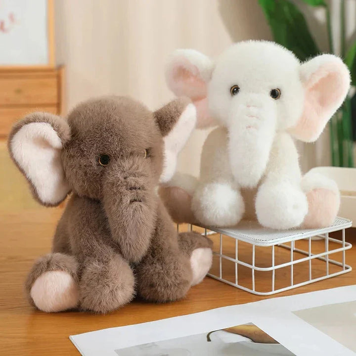Skanto | Fluffy Uutsøkte Elefant Plysjdyr