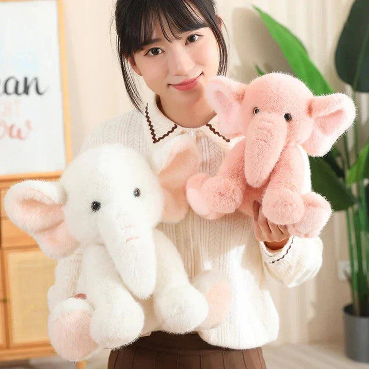 Skanto | Fluffy Uutsøkte Elefant Plysjdyr