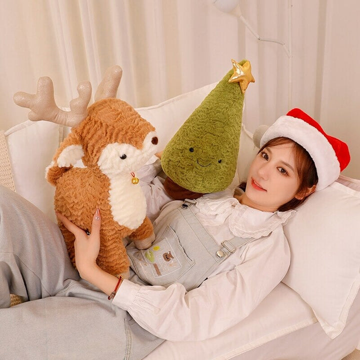 Skanto | Fluffy Juletre Reinsdyr Plussdyr