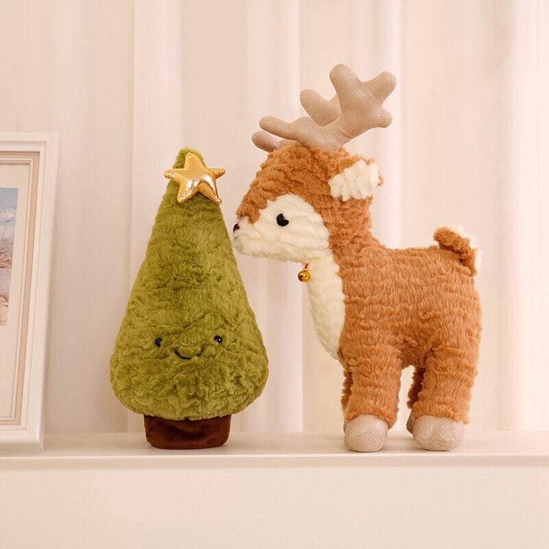 Skanto | Fluffy Juletre Reinsdyr Plussdyr