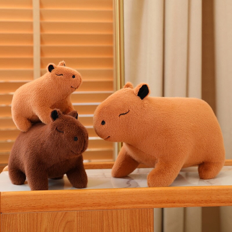Skanto | Fluffy Søt Capybara Plussleketøy