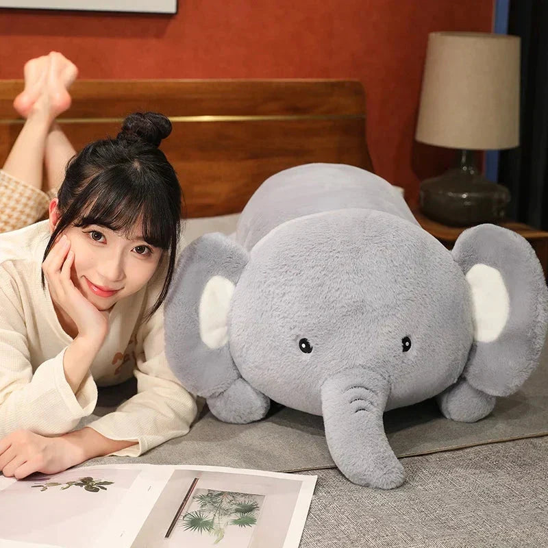 Skanto | Fluffy Laying Elephant Family
