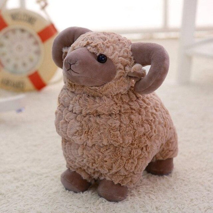 Skanto | Lang Horn Ramskinn Plushie | Begrenset Lager