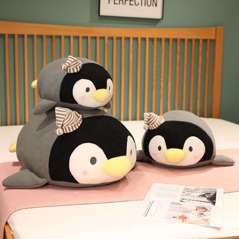 Skanto | Freckles den Kawaii Fluffy Pingvinen Plussjeker