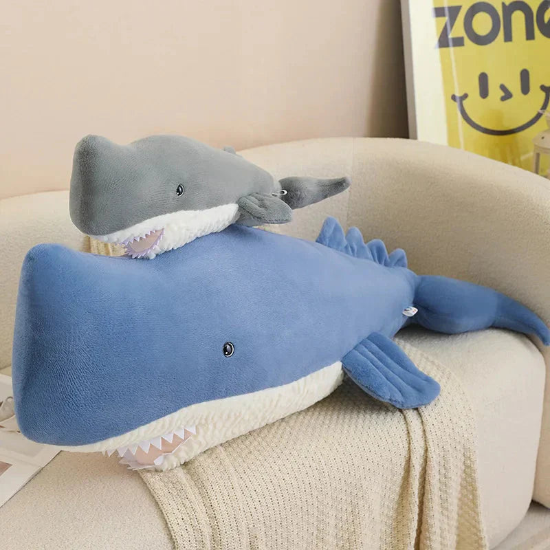 Skanto | Kjempe Blå Grå Hval Plushies