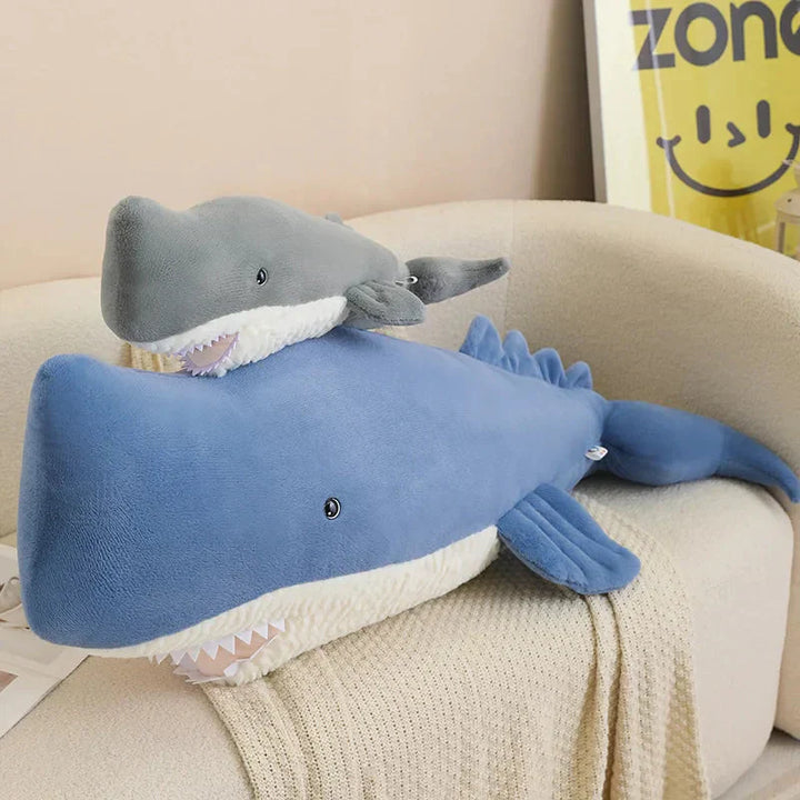 Skanto | Kjempe Blå Grå Hval Plushies
