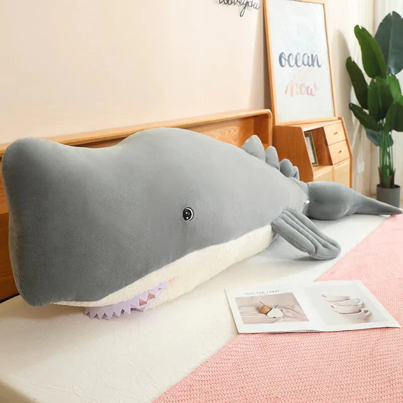 Skanto | Kjempe Blå Grå Hval Plushies