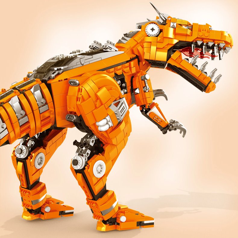 Skanto | Gylden Carnosaurus Byggeklosser