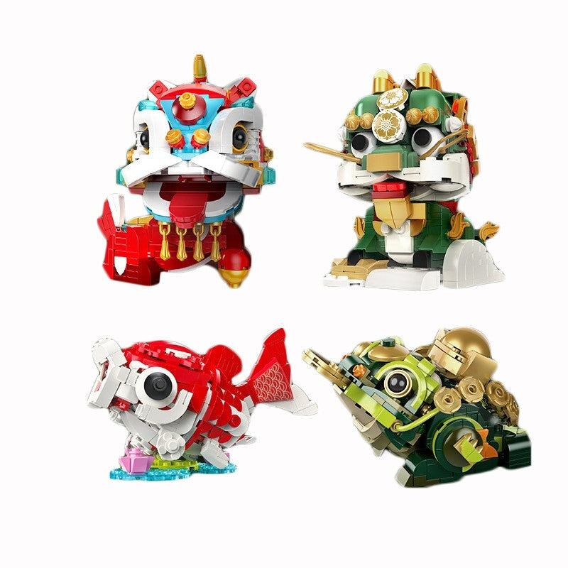 Skanto | God Fortune Lucky Cute Creatures Mikro Byggeklosser